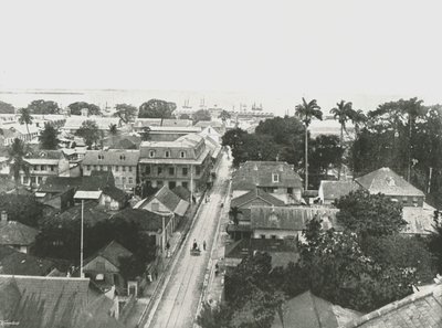 St Vincent Street, Port of Spain, Trinidad, 1895. av Unbekannt