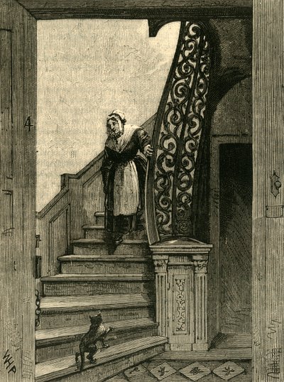 Trappa i Southampton House, c1872. av Unbekannt