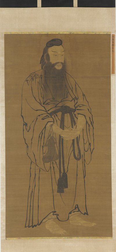 Stående figur av Lü Dongbin, Mingdynastin, 1368-1644. av Unbekannt