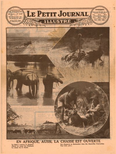 Starten av den afrikanska jaktsäsongen, 1931. av Unbekannt