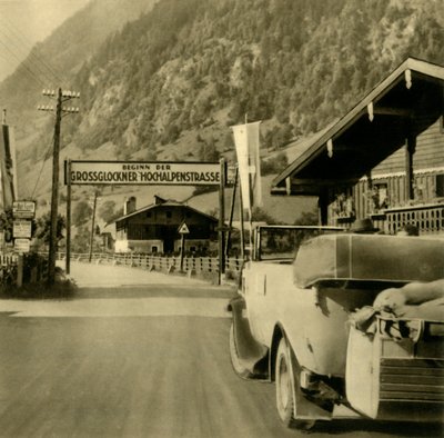 Start av Grossglockner High Alpine Road, Fusch an der Großglocknerstraße, Österrike, c1935. av Unbekannt