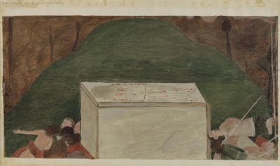 Korsets station nr 14: Jesus läggs i sin grav, ca. 1936. av Unbekannt