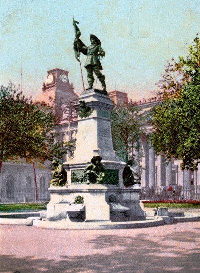 Staty av Paul Chomedey de Maisonneuve, Montreal, 1904 av Unbekannt