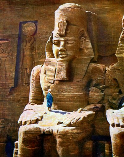 Staty av Ramses II i Abu Simbel, Egypten, 1933-1934 av Unbekannt