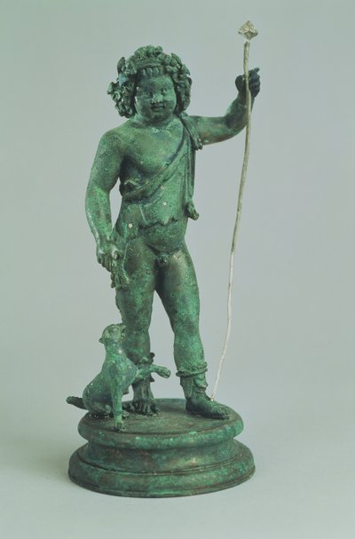 Statyett av Bacchus, Pompeji av Unbekannt