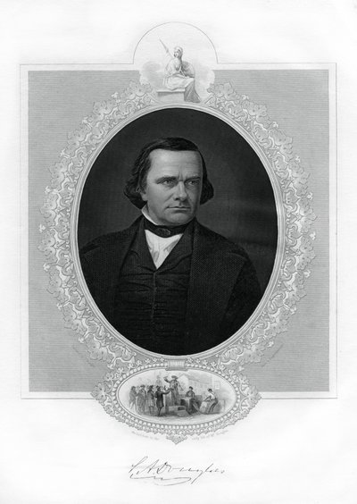 Stephen A Douglas, amerikansk politiker, 1862-1867 av Unbekannt