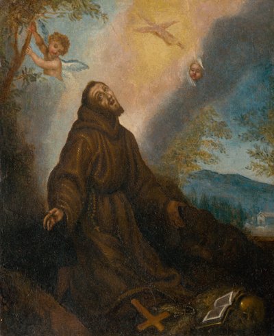 Stigmatisering av St. Francis av Unbekannt