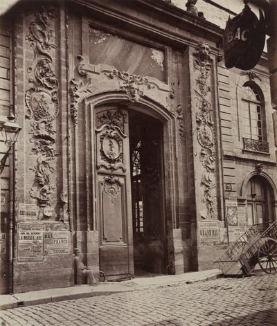 Gata i Dijon, före 1870. av Unbekannt
