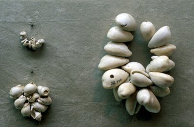 Strängar av Cowrie-skal av Unbekannt