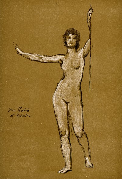 Studie för The Gates of Dawn, 1900 av Unbekannt