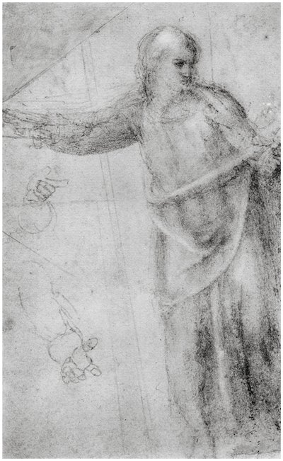 Studera för en Kristusfigur, c1555 1958 av Unbekannt