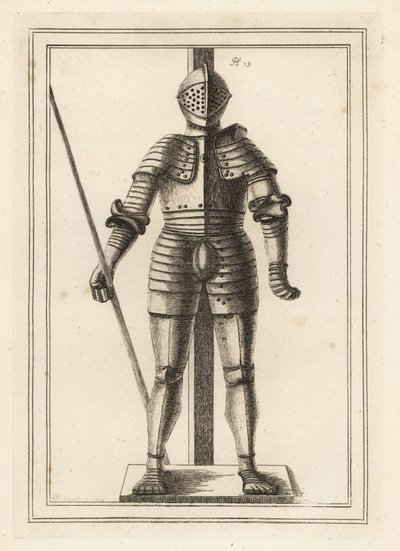 Rustning gjord för kung Henry VIII vid 18 års ålder i Tower of London av Unbekannt