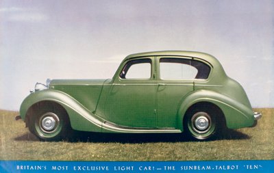 Sunbeam Talbot Ten bil, 1939 av Unbekannt