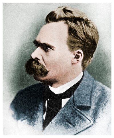 Stålmannen: Friedrich Nietzsche, tysk filosof, 1800-talet 1956 av Unbekannt