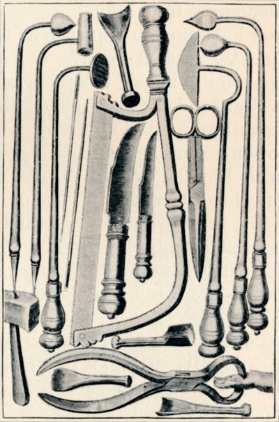 Kirurgiska instrument, 1639, 1903 av Unbekannt