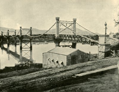 Hängbro, över Fitzroy, 1901. av Unbekannt