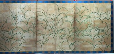 Japanskt pampas gräs G ras, ca. 1525. av Unbekannt