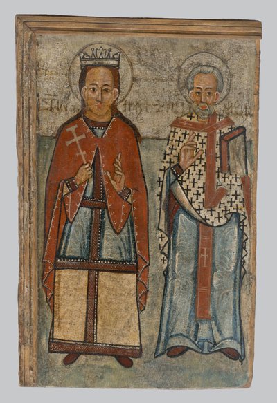 Sv. Paraskeva och St. Mikuláš av Unbekannt