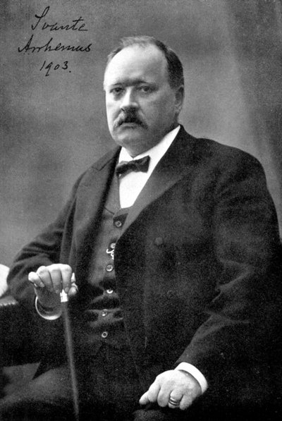Svante Arrhenius 1859-1927, svensk fysiker och kemist, 1903 av Unbekannt