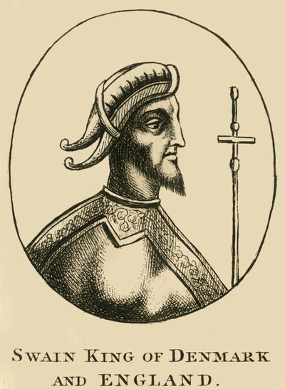 Swain kung av Danmark och England, 1700-talet. av Unbekannt