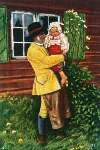 Svenska folket i folkdräkt, c1928. av Unbekannt
