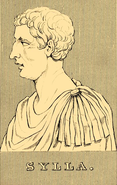 Sylla, c138 f.Kr.-78 f.Kr., 1830. av Unbekannt