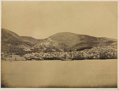 Syros, centrum för Levanthandeln, ca. 1850-talet. av Unbekannt