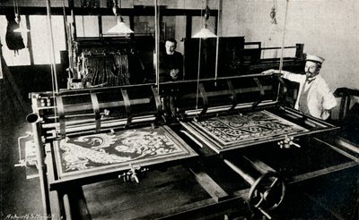 Szczepaniks elektriska kortskärningsmaskin, c1903 av Unbekannt
