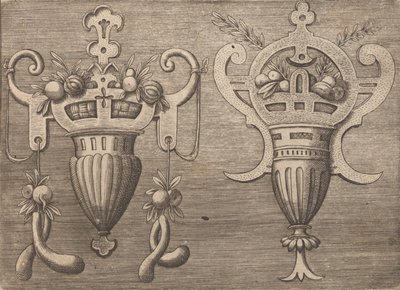 Plaketter och andra prydnadsföremål av olika och nyckfulla uppfinningar Kartuscher och andra prydnadsföremål o ..., 1773. av Unbekannt