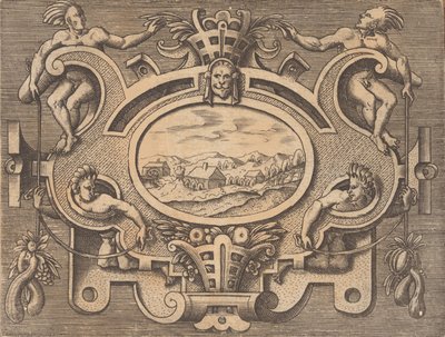 Plaketter och andra prydnadsföremål av olika och nyckfulla uppfinningar Kartuscher och andra prydnadsföremål o ..., 1773. av Unbekannt