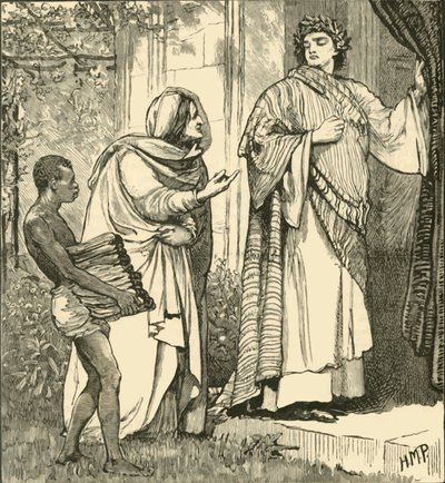 Tarquinius och Sibylla, 1890. av Unbekannt