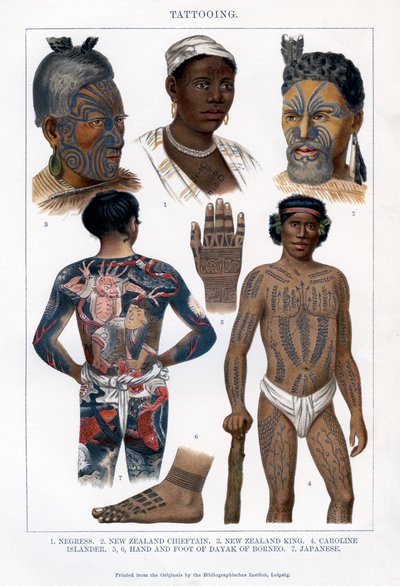 Tatuering, 1800-1900 av Unbekannt