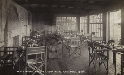 Tea House, Easton Court Hotel, Chagford (s/v foto) av Unbekannt