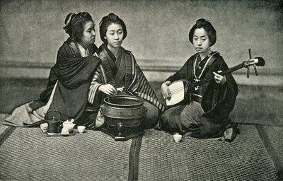 "Te och musik", 1891. av Unbekannt