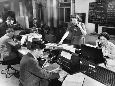 Telefonväxel, 1956 av Unbekannt