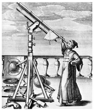 Teleskop från Selenographia, 1647 1956 av Unbekannt