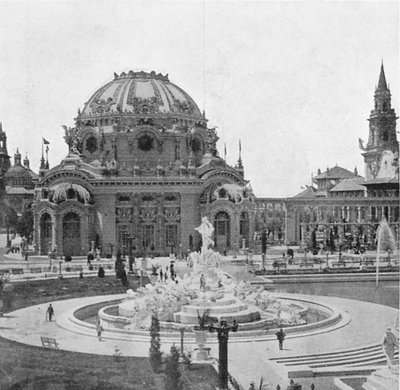 Temple of Music på den panamerikanska utställningen i Buffalo, 1901 av Unbekannt