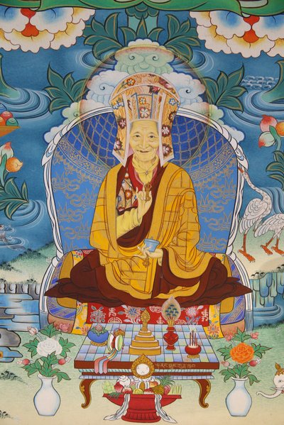 tempel av de tusen Buddha SDA på KA på L ing församling målning KA lou Rin trasig T bil, lab Euler, Frankrike av Unbekannt