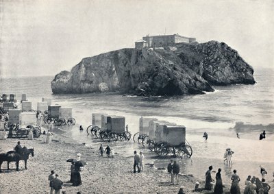Tenby - St. Catherines Rock and Fort, 1895 av Unbekannt