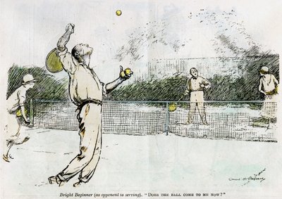 Tennis, 1920 av Unbekannt