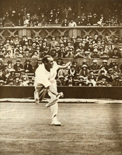 Tennismatch på Center Court i Wimbledon, c1930-talet, 1935. av Unbekannt