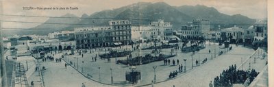 Tetuan - Översikt över Plaza de España, c1910. av Unbekannt