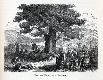 Teutoner njuter av semester, 1882 av Unbekannt