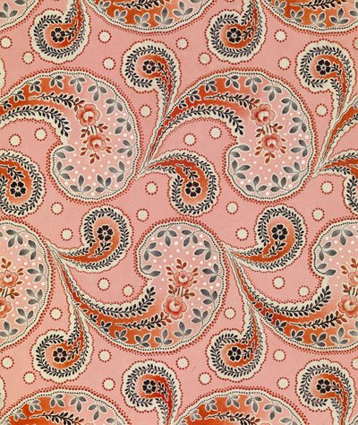 Textildesign för Trekhgornaya Manufaktura, 1918 av Unbekannt