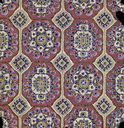 Textildesign för Trekhgornaya Manufaktura, 1918 av Unbekannt