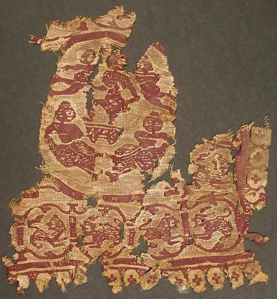 Textilfragment, bysantinskt, 4-600-tal. av Unbekannt