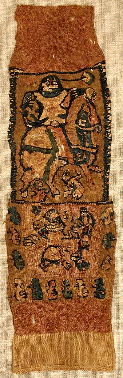 Textilfragment, bysantinskt, 600-800-tal. av Unbekannt