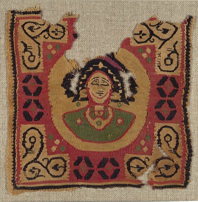 Textilfragment, koptiskt, 600-700-tal. av Unbekannt