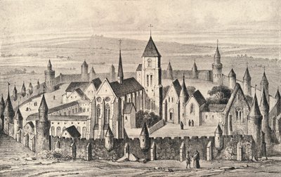 Abbey of St Martin-des-Champs, 1915 av Unbekannt