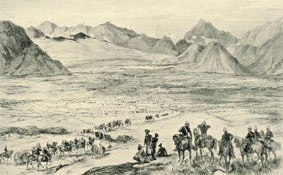 The Action on the Heights Above Charasia, 6 oktober 1879, 1901. av Unbekannt
